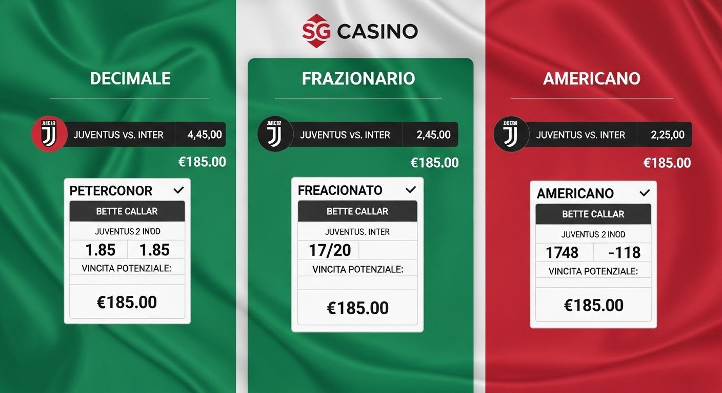 Formati delle quote how to read odds