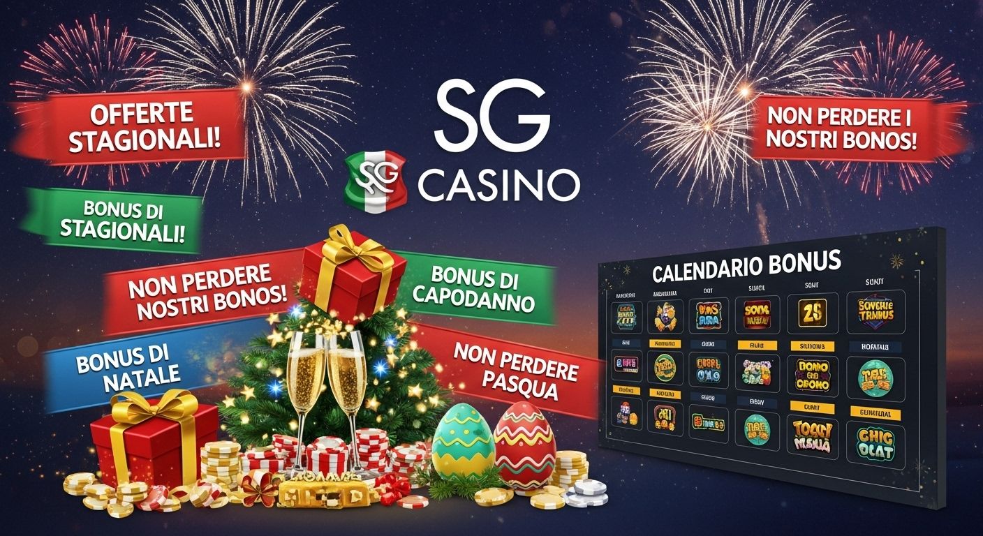 Promozioni e offerte stagionali sign up bonus